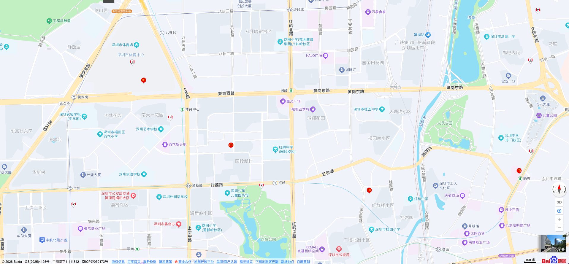模式视觉深圳总部位置示意
